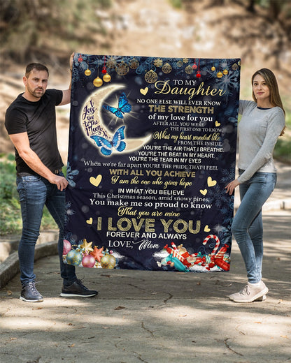 Special gift for your daughter Blanket -  from mom