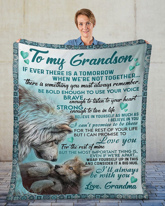 To My Grandson blanket - from grandma (SKUB06-109)