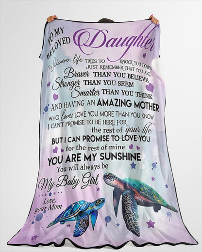 Special Gift For Your Daughter Blanket - From Mom