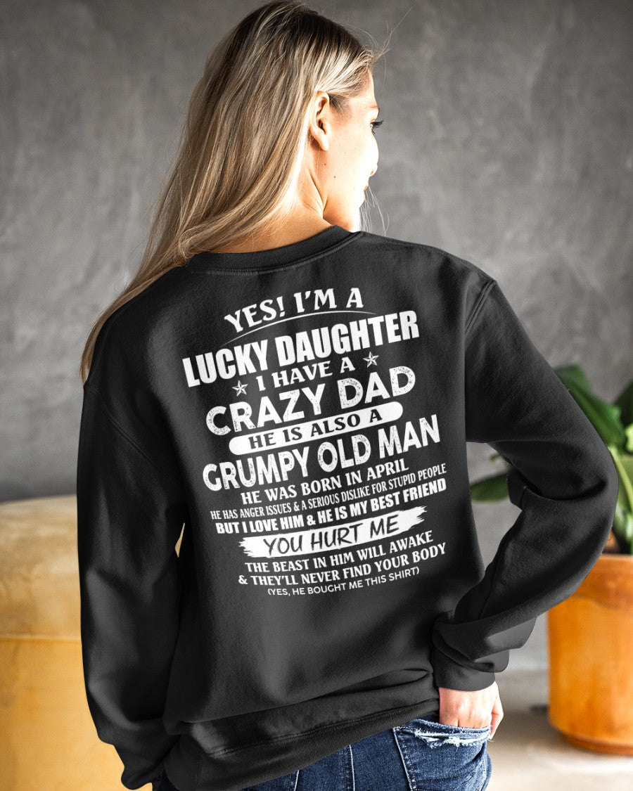 April - Awesome Grumpy Old Dad - Special gift for your daughter From Dad - TRNN04 (SKU10-50-04)