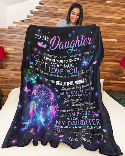Special Gift For Daughter - From Mom Blanket (SKUB08-92)