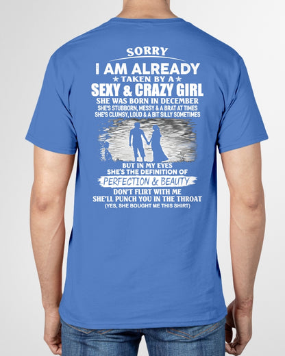 DECEMBER - Sorry I Am Already Taken By a Sexy & Crazy Girl - FROM WIFE - TRNN12 (SKU2610-149-12)