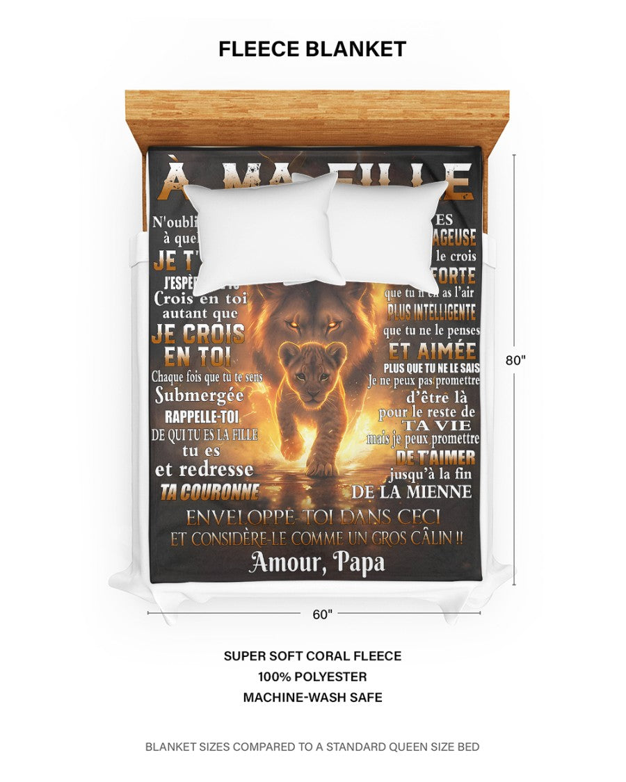 Cadeau Spécial Pour Ta Fille Couverture - De Papa (SKUB09-63)