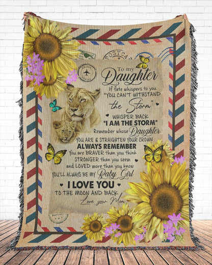 Special Gift For Your Daughter Blanket - From Mom