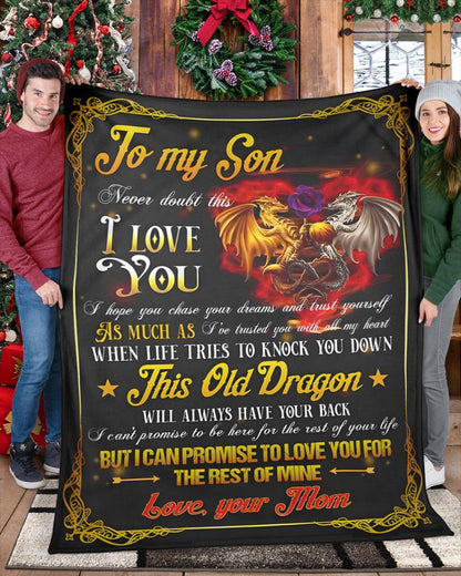 Special Gift for Your Son - From Mom Blanket (SKUB11-85)