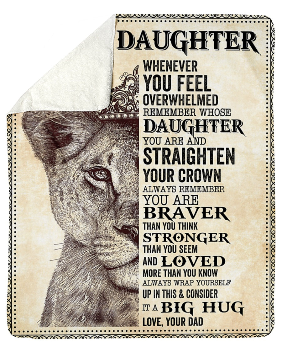 Special blanket for Daughter - From Dad blanket
