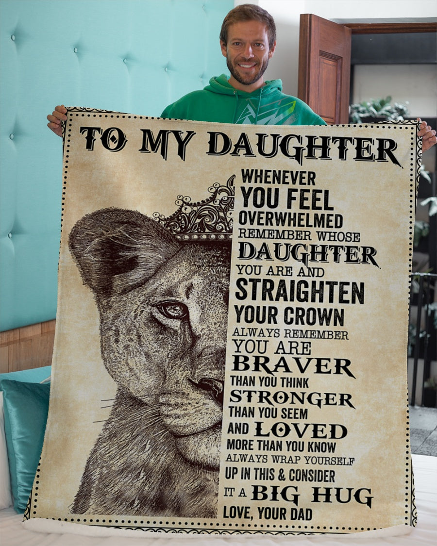 Special blanket for Daughter - From Dad blanket
