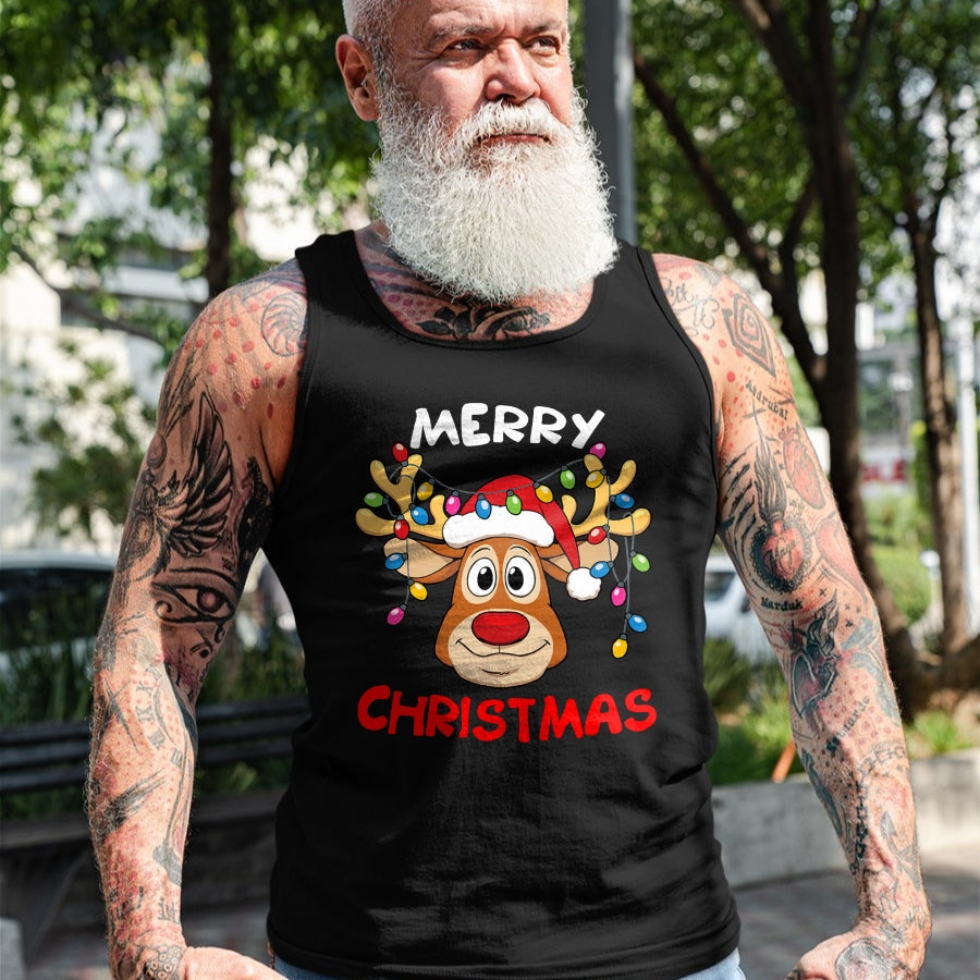 Merry Christmas Reindeer Xmas Family Men Women T-Shirt - Christmas Unisex T-Shirt/Hoodie/Sweatshirt - TRNN00