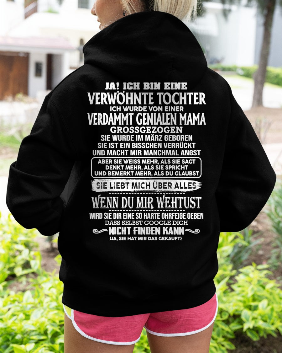 März - VERDAMMT GENIALEN MAMA – T-Shirt von Mama an Tochter - DEU/TRNN03 (SKU2605-341-03)