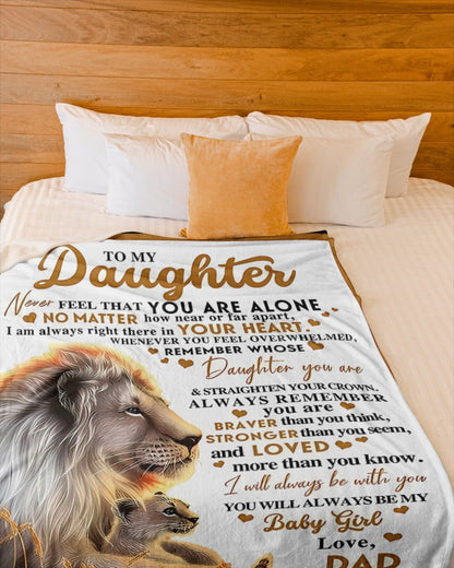 Special Gift For Your Daughter Blanket - From Dad02
