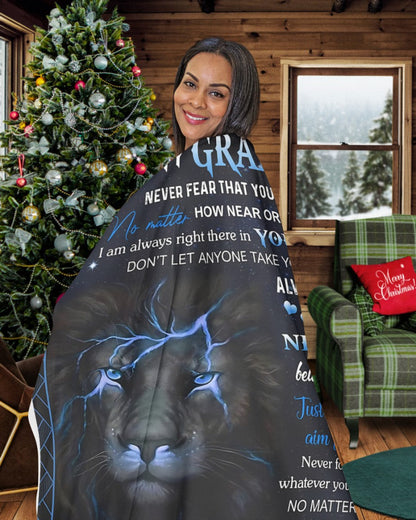 Special Gift For Your Grandson Blanket - From Grandma (SKUB10-64)