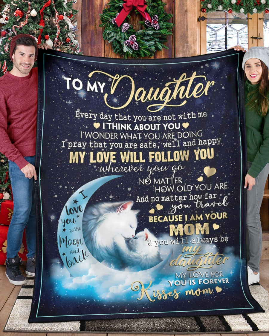 Special Gift For Your Daughter Blanket - From Mom (SKUB09-66)