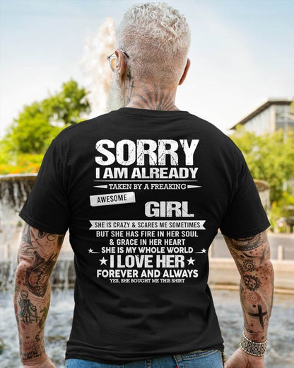 SORRY I AM ALREADY TAKEN BY A FREAKING AWESOME GIRL - FROM WIFE - TRNN00 (SKU12-298-00)