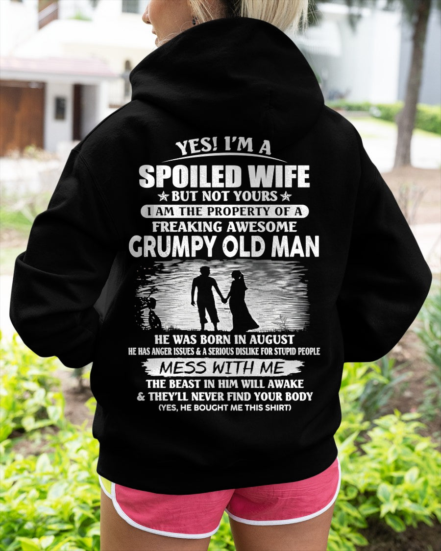 AUGUST - YES! I'M A SPOILED WIFE BUT NOT YOURS - FROM HUSBAND - TRNN08 (SKU2607-97-08)
