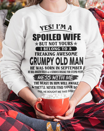 Grumpy Old Man September – Perfect gift for wife From Husband – TRNN09 (SKU08-63-09)