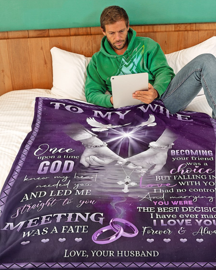 Special Gift For Your Wife Blanket - From Husband (SKU-CHAU-B16) FULL
