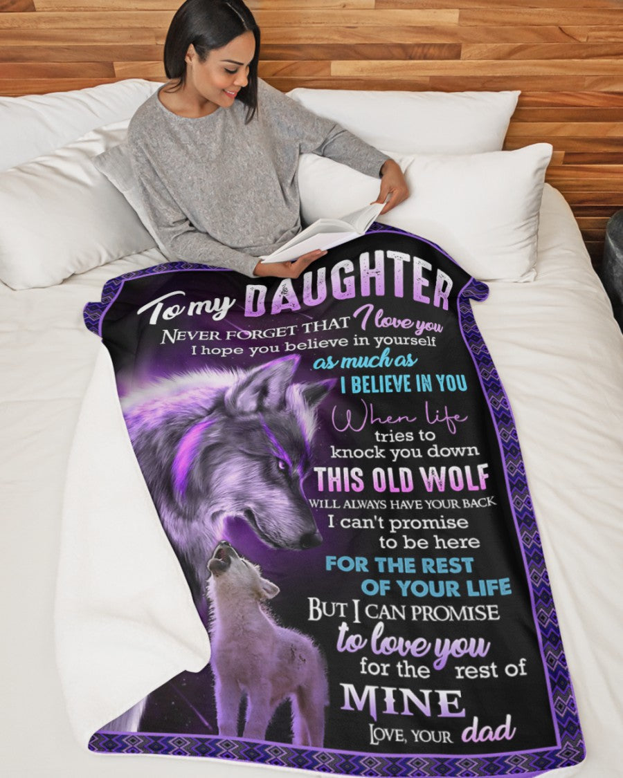 Special Gift For Your Daughter Blanket - From Dad