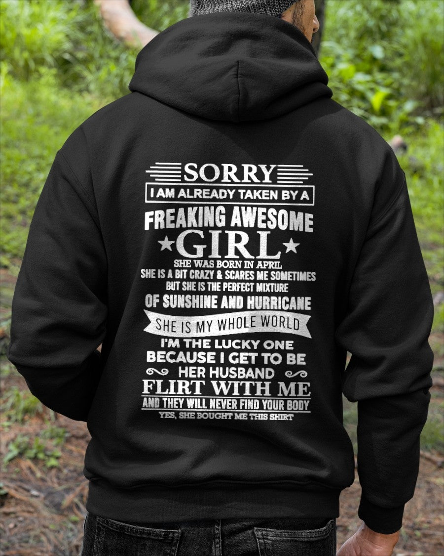 APRIL - SORRY I AM ALREADY TAKEN BY A FREAKING AWESOME GIRL - FROM WIFE - TRNN04 (SKU12-317-04)