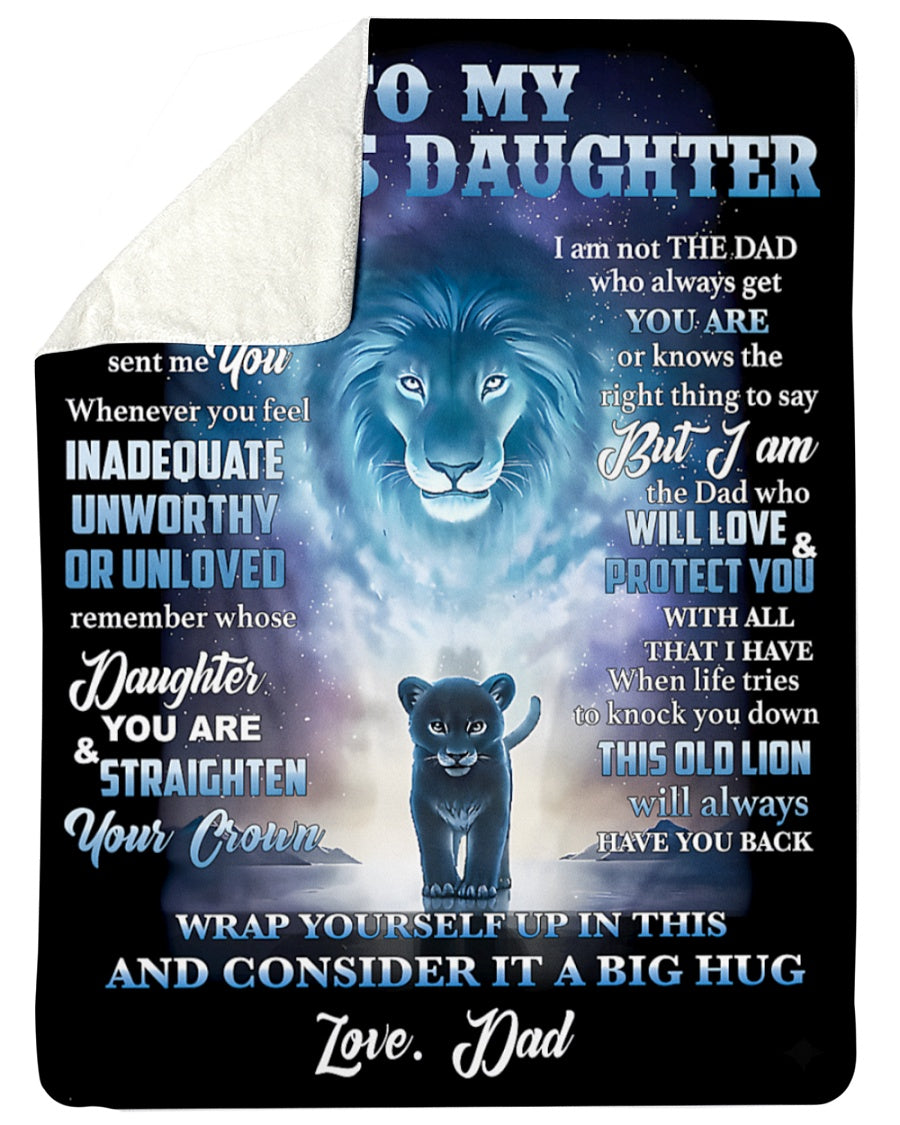 Special For Lovely Daughter Gift Blanket - From Dad (SKUB12-191)