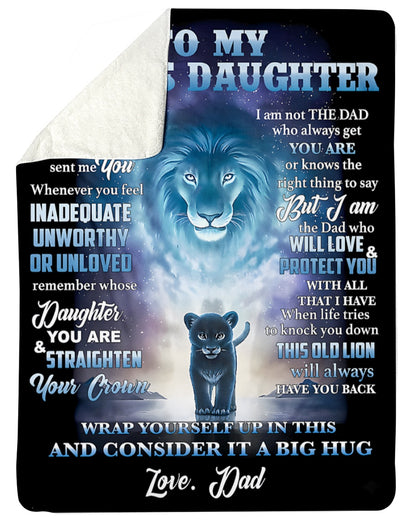 Special For Lovely Daughter Gift Blanket - From Dad (SKUB12-191)