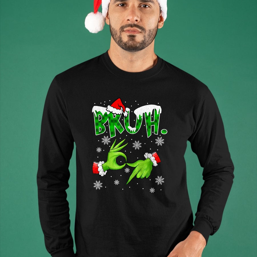 Bruh 67 Six Seven 6 7 Meme Christmas Funny Gen Alpha Slang T-Shirt  - Christmas Unisex T-Shirt/Hoodie/Sweatshirt - TRNN00
