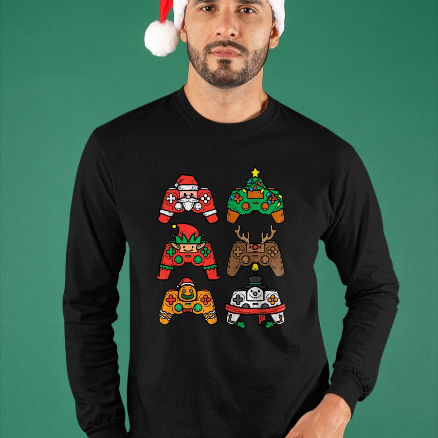 Christmas Gamer Controller Xmas Gaming T-Shirt - Christmas Unisex T-Shirt/Hoodie/Sweatshirt - TRNN00