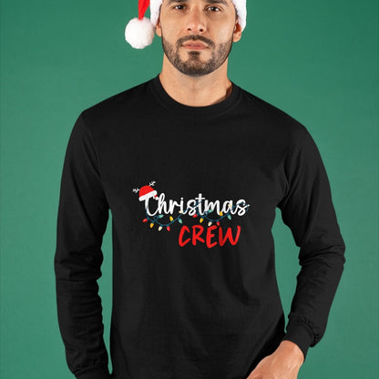 Christmas Crew Xmas Lights Family Matching Pajamas Holiday T-Shirt - Christmas Unisex T-Shirt/Hoodie/Sweatshirt - TRNN00
