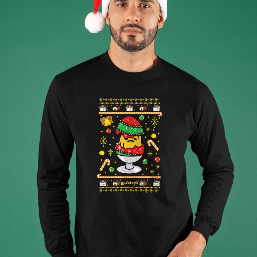 Gudetama Ugly Christmas Egg T-Shirt - Christmas Unisex T-Shirt/Hoodie/Sweatshirt - TRNN00