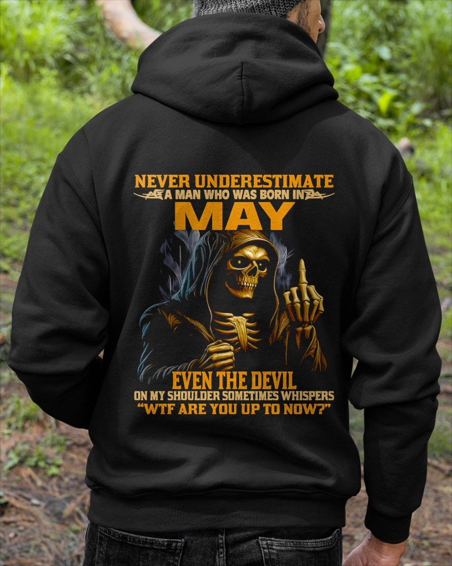 NEVER UNDERESTIMATE A MAN WHO WAS BORN IN MAY - TRNN05 (SKU12-276-05)