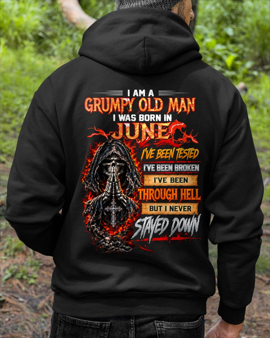 JUNE - I Am a Grumpy Old Man - T Shirt For Strongman - TRNN06 (SKU2609-372-06)