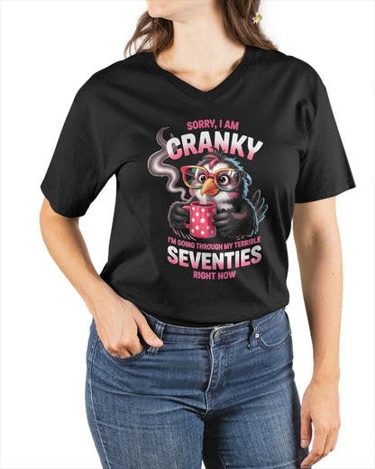 SORRY I AM CRANKY - BIRTHDAY SHIRT FOR WOMEN - TRNN00 (SKU12-227)