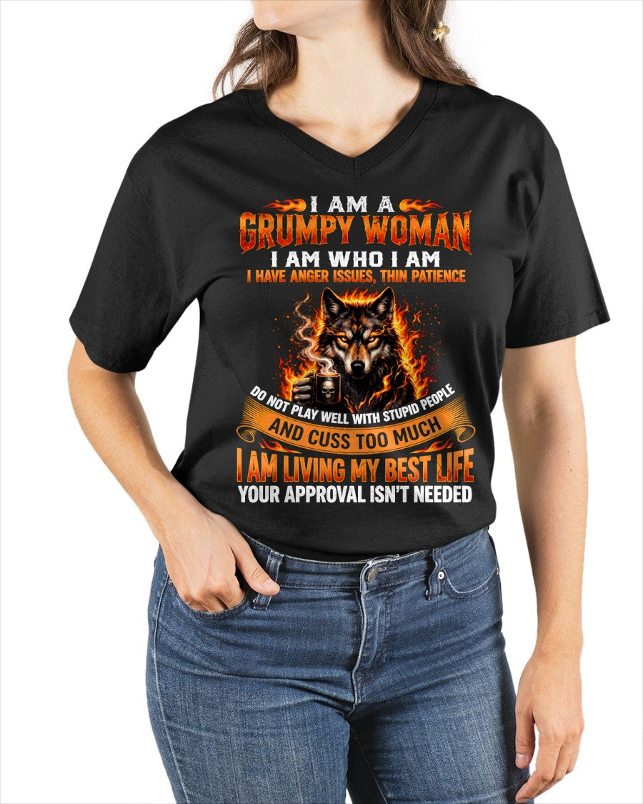 I AM WHO I AM - BIRTHDAY T-SHIRT FOR WOMEN - TRNN00 (SKU2607-206-00)
