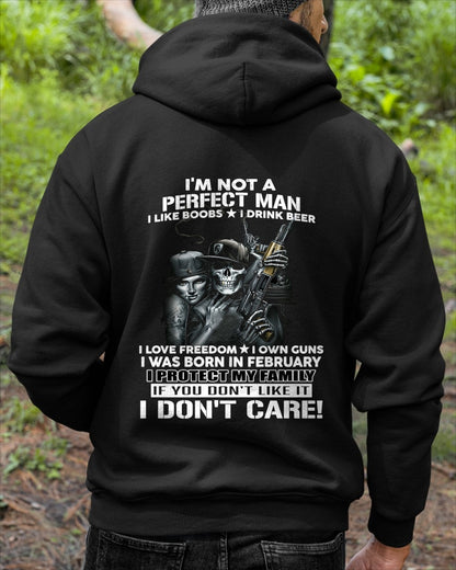 FEBRUARY - I'M NOT A PERFECT MAN BUT I PROTECT MY FAMILY - TRNN02 (SKU26T-0193-02)