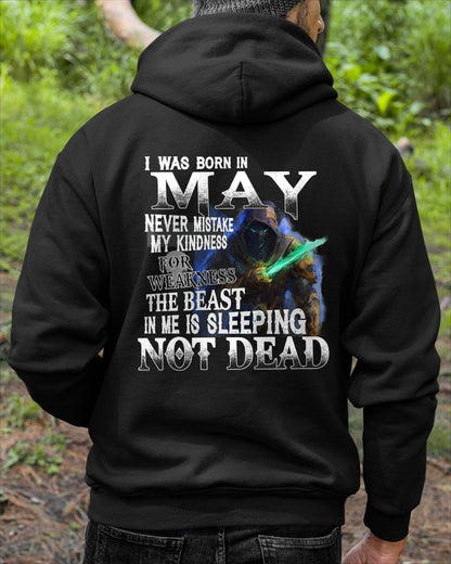 MAY MAN - NEVER MISTAKE MY KINDNESS FOR WEAKNESS THE BEAST IN ME IS SLEEPING NOT DEAD  - TRNN05 (SKU26T-01121-05)