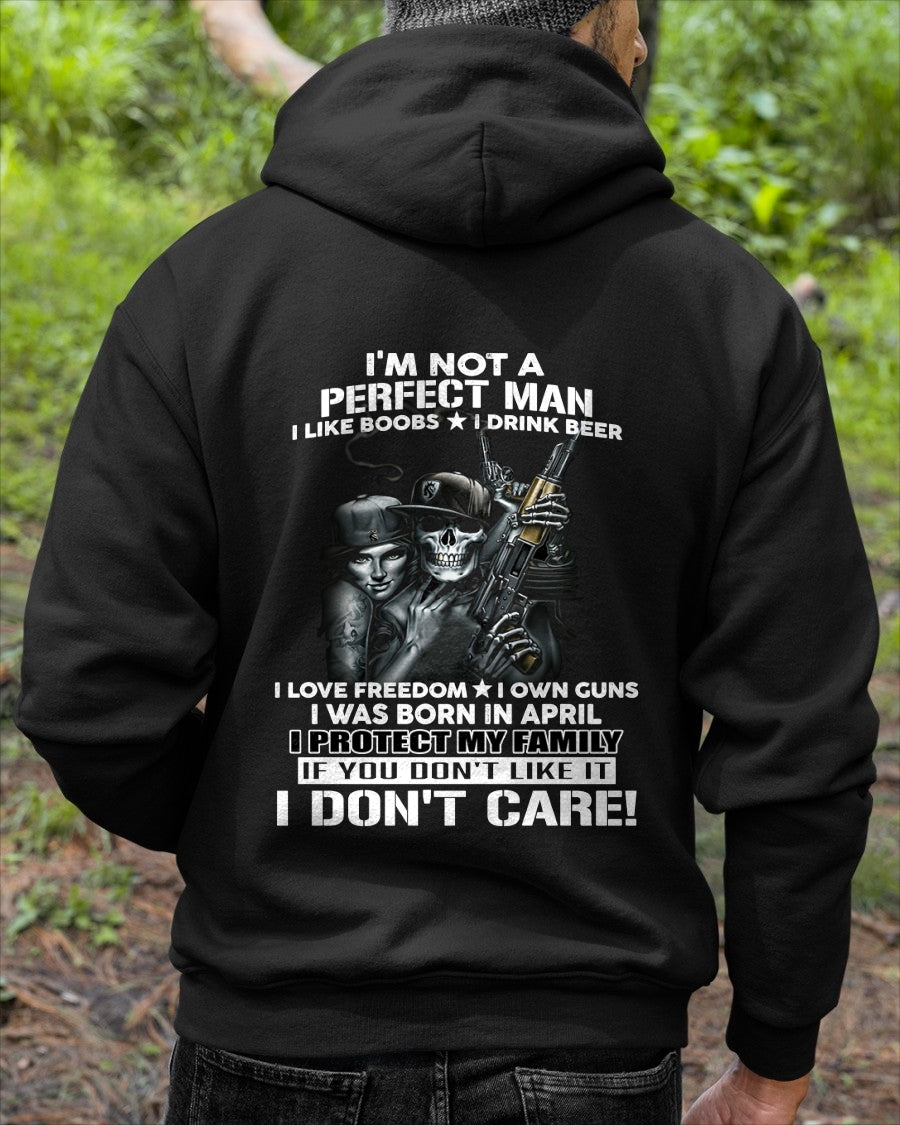 APRIL - I'M NOT A PERFECT MAN BUT I PROTECT MY FAMILY - TRNN04 (SKU26T-0193-04)