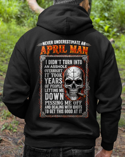 APRIL - GRUMPY MAN - T Shirt For Strongman - TRNN04 (SKU2606-383-04)