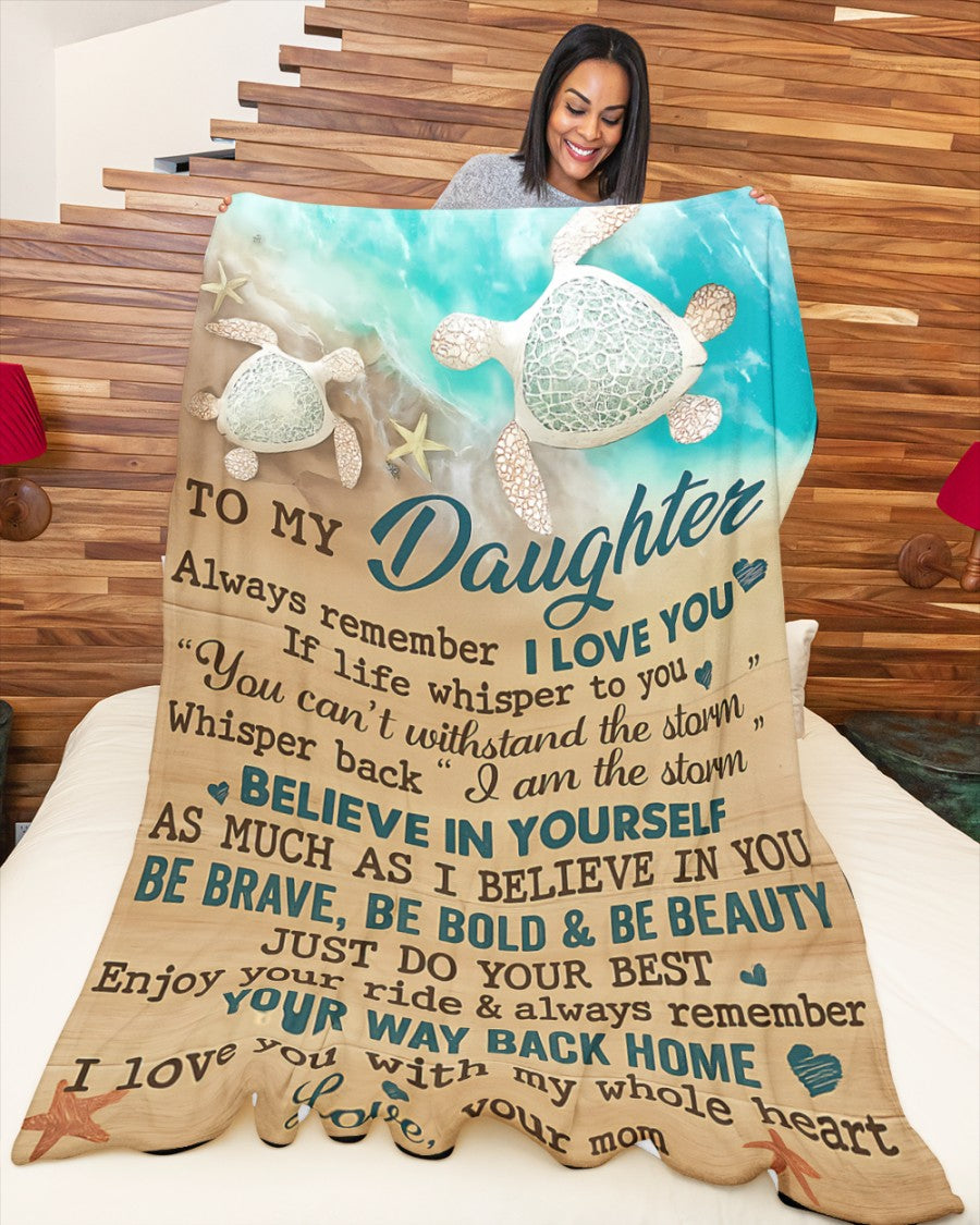 Special Gift For Your Daughter Blanket - From Mom