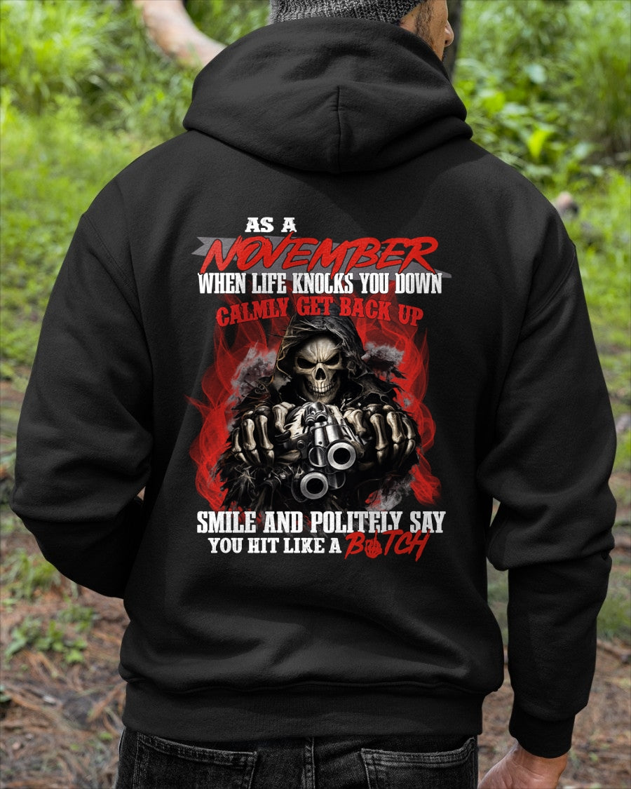 NOVEMBER MAN - WHEN LIFE KNOWS YOU DOWN CALMLY GET BACK UP - TRNN11 (SKU26T-01164-11)