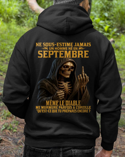 NE SOUS-ESTIME JAMAIS UN HOMME NÉ EN SEPTEMBRE Fr12 - TRNN09 - MALE (SKU12-305-09)