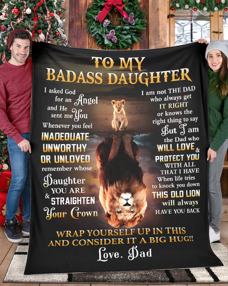 Special For Lovely Daughter Gift Blanket - From Dad (SKUB12-217)