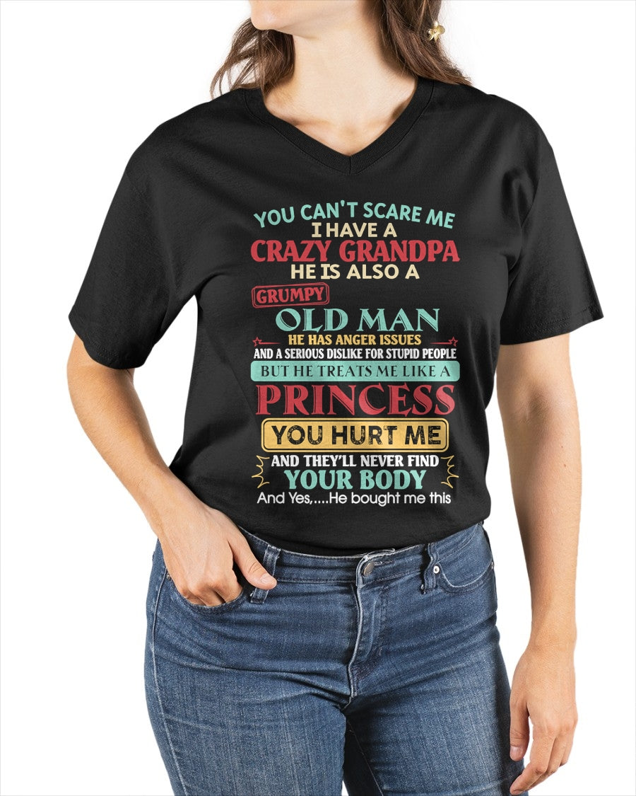 You Can’t Scare Me I Have A Crazy Grandpa - Gift For Granddaughter From Grandpa - TRNN00 (SKU2603-24-00)