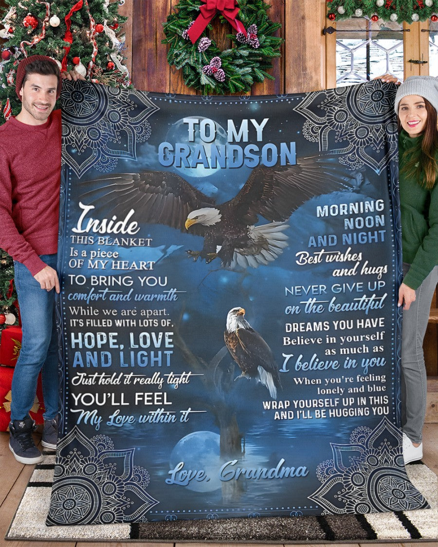 Special Gift For Your Grandson Blanket - From Grandma (SKUB11-119)