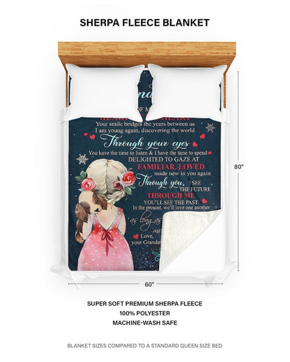 Special Gift For Your Granddaughter Blanket - From Grandma (SKUB09-136)