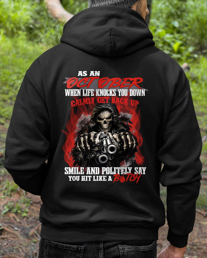 OCTOBER MAN - WHEN LIFE KNOWS YOU DOWN CALMLY GET BACK UP - TRNN10 (SKU26T-01164-10)