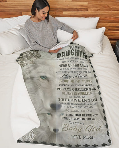 Special Gift For Your Daughter Blanket - From Mom (SKUB11-132)