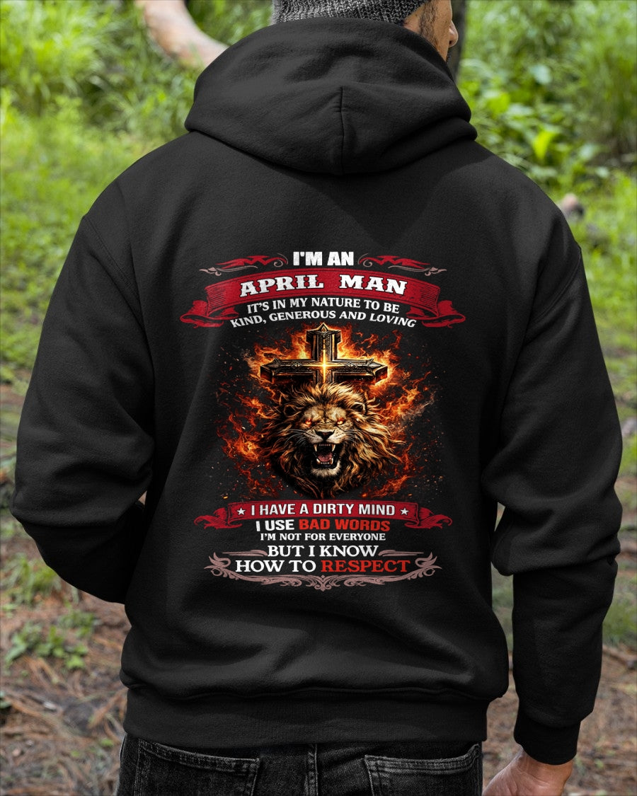 APRIL - I HAVE A DIRTY MIND I USE BAD WORDS I'M NOT FOR EVERYONE - TRNN04 (SKU26T-01-31-04)