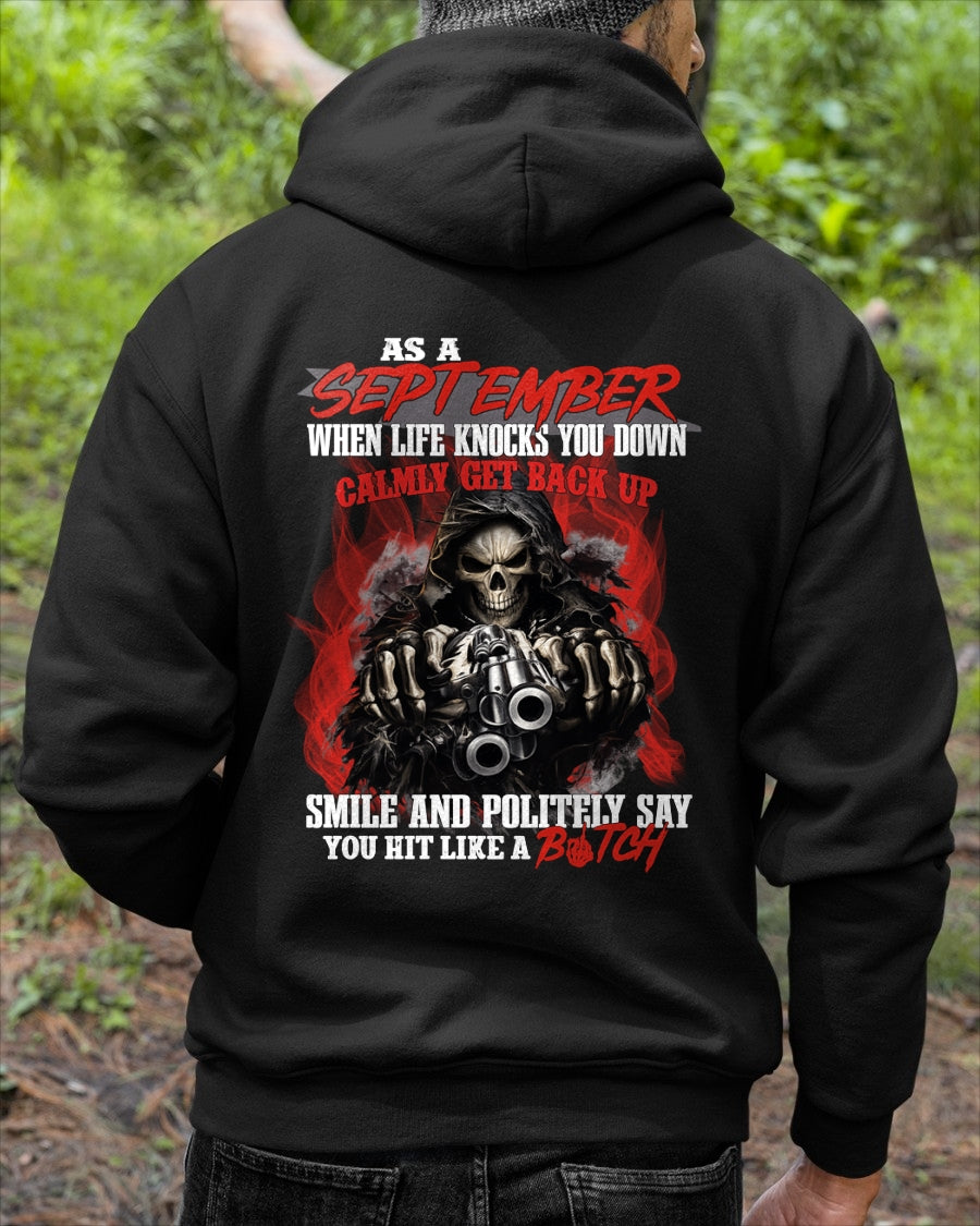 SEPTEMBER MAN - WHEN LIFE KNOWS YOU DOWN CALMLY GET BACK UP - TRNN09 (SKU26T-01164-09)