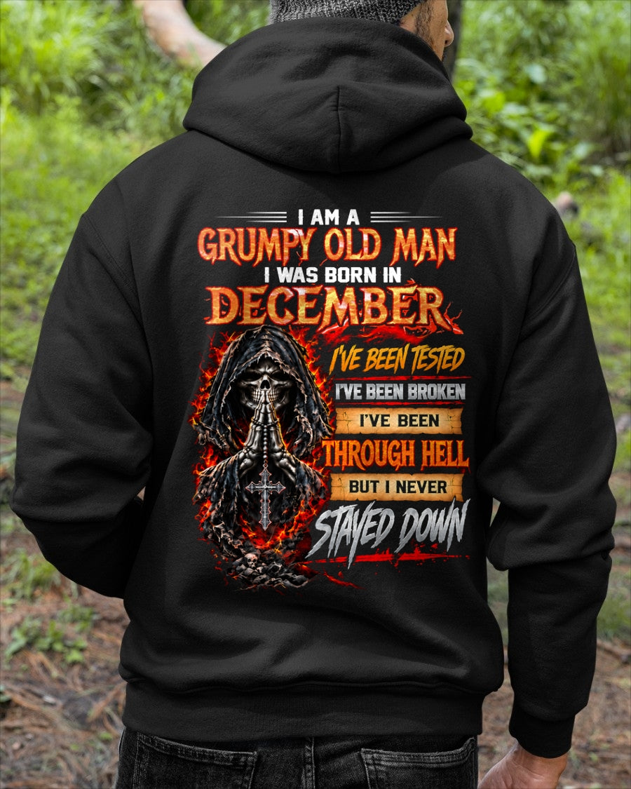 DECEMBER - I Am a Grumpy Old Man - T Shirt For Strongman - TRNN12 (SKU2609-372-12)