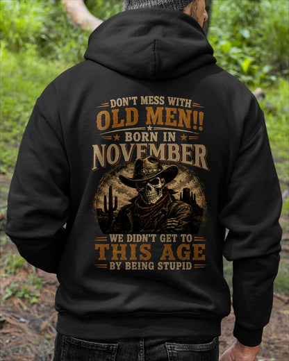NOVEMBER - DON'T MESS WITH OLD MEN - T SHIRT FOR STRONGMAN - TRNN11 (SKU2607-233-11)