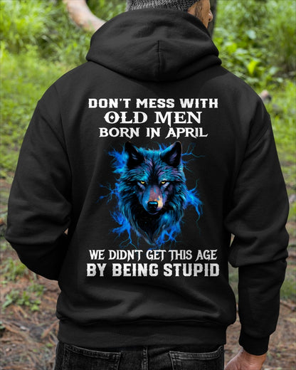 APRIL - DON'T MESS WITH OLD MEN - T SHIRT FOR STRONGMAN - TRNN04 (SKU2604-300-04)
